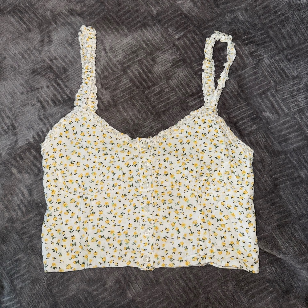 Lottie Moss Floral Tank